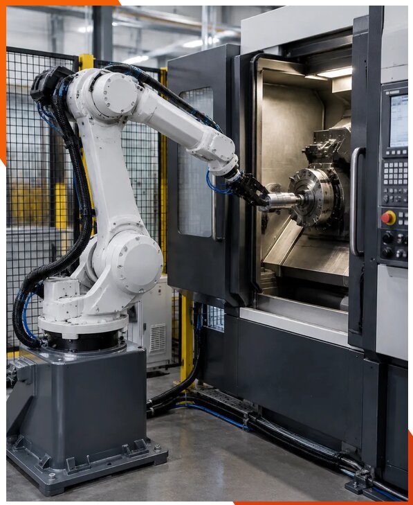 Интеграция промышленного робота со станком в Благовещенске